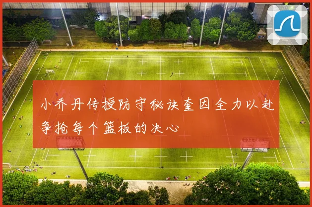 小乔丹传授防守秘诀奎因全力以赴争抢每个篮板的决心